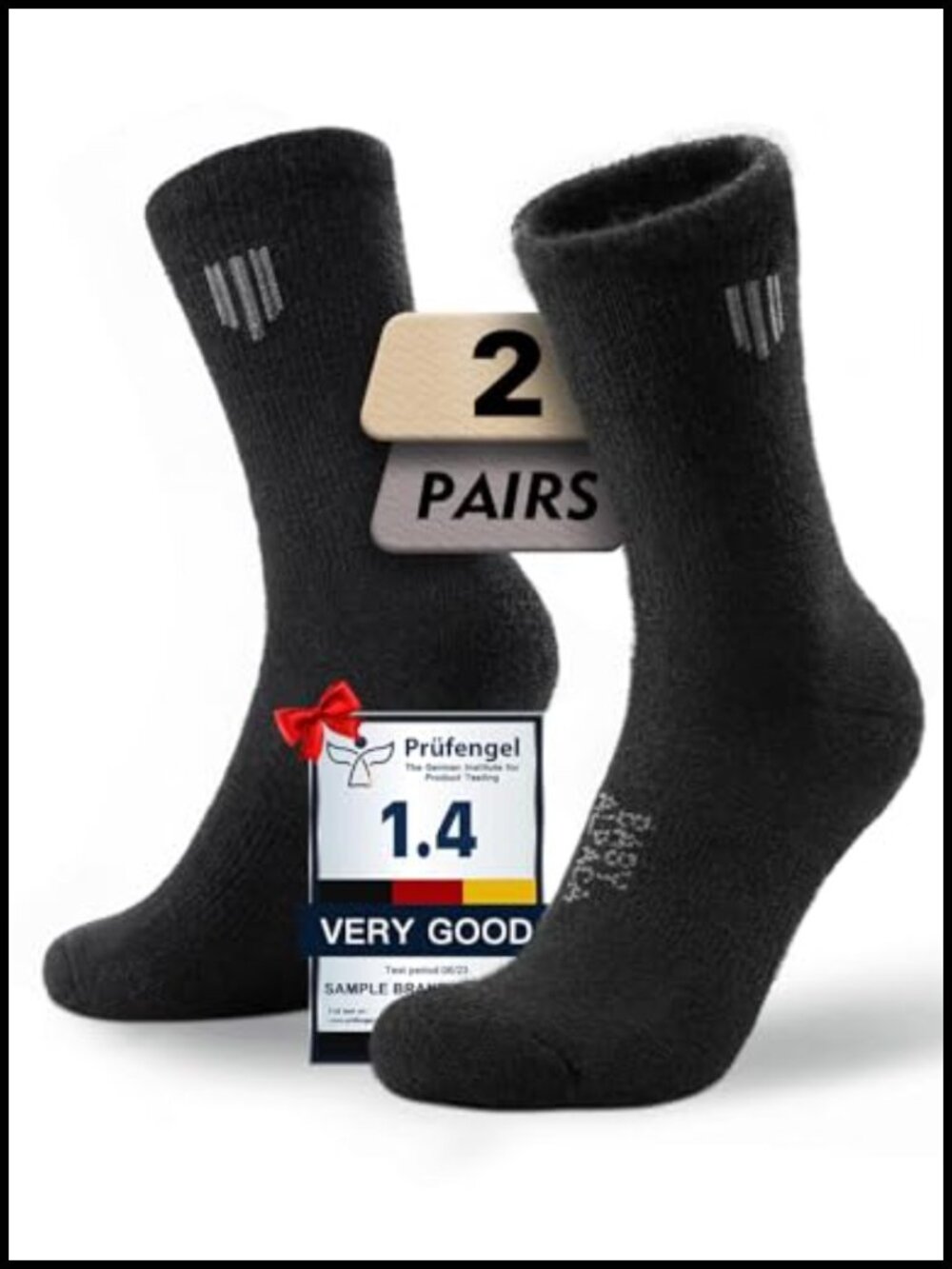 Baby Alpaca Wool Micro Crew Socks Men Women Cushioned Compression